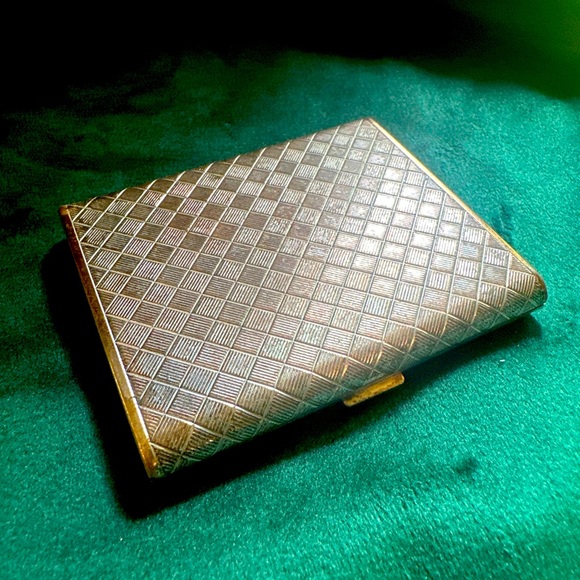 Vintage Gold and silver Christian Dior compact